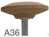 Mounted Points.  Good - High Performance - M0036 - Flexovit USA, Inc.