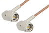 SMA Male Right Angle to SMA Male Right Angle Cable 24 Inch Length Using RG178 Coax - PE3876-24 - Pasternack