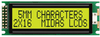Display, Alphanumeric, 16X2, Nobacklight; Character Count X Line Midas - 03AC3440 - Newark, An Avnet Company