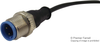 Sensor Cable, Amp, M12 Sensor Straight 3 Position Plug, Free / Stripped End, 1.5 M, 4.9 Ft Rohs Compliant Te Connectivity - 49Y4402 - Newark, An Avnet Company