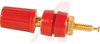 Binding Post, Single; Miniature Nut; 15A; 1000 V; Gold Plated Brass; Red - 70120786 - Allied Electronics, Inc.