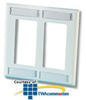 Legrand - Ortronics Stylistics Plastic Dual Gang Cover.. -- OR-40300271 - Image