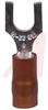 Terminal; Fork; 22 to 16 AWG; 0.136 in.(Max.); Copper; Tin; Nylon; #8; Fork - 70091895 - Allied Electronics, Inc.