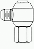 JIC to Pipe Elbow 90° -- LS-2502-06-04 - Image