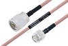 MIL-DTL-17 N Male to TNC Male Cable 30 Inch Length Using M17/60-RG142 Coax - PE3M0016-30 - Pasternack
