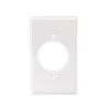 1-Gang φ40.5mm Diameter Single Device Wall Plates, Thermoplastic Standard Size Glossy Finish - 3088 - Suzhou Ele Mfg Co., Ltd.
