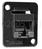 TecNec CAT-5e RJ45 8 Conductor Modular KeysTone Mountable F-F Feedthru Coupler -- RJ-RJ45CM
