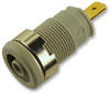 Socket, 4Mm, Safety, Grey, Mvl S; Gender Hirschmann Test And Measurement - 20T9423 - Newark, An Avnet Company