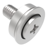 Flush Screw Assembly, 8-32 Thread, Phillips Recess, Stainless Steel, Passivated - F5-832-P6 - Southco
