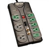 Eco-Surge 8-Outlet Surge Protector, 8-ft. Cord, 2880 Joules, Tel/Modem/Coax/Ethernet Protection -- AV88SATG - Image