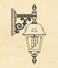 B5672FL Small Fluorescent Jefferson Wall Mount
