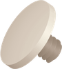 0.690 Large Unslotted Screw, Nylon, Natural -- APSLU690 - Image