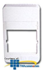 Siemon Danish White Faceplate - CTE-DFP-02 - TelephoneStuff.com