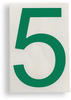 ToughStripe Die-Cut Green Letter 5 - 121880 - Brady Corporation