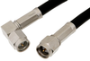 SMA Male to SMA Male Right Angle Cable 60 Inch Length Using PE-C195 Coax - PE36475-60 - Pasternack