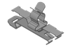EMC Shield Clamps for TS35 Rails, Pluggable- with or without Integrated Strain Relief - 36865.150 - icotek Corp