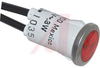 Indicator,Pnl-Mnt;Neon; Red;0.500 In;105-125 VAC;Flush;22AWG Wire Leads - 70117739 - Allied Electronics, Inc.