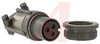 connector,metal circular,str plug w/cable clamp,size 14s,3#16 solder socket cont -- 70143511