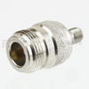 SMA Female (Jack) to N Female (Jack) Adapter, Passivated Stainless Steel Body, High Temp, 1.2 VSWR - SM4201 - Fairview Microwave Inc.