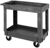 Polymer Utility Cart, 2 Shelves, 550Lb; Height Quantum Storage - 42AC5272 - Newark, An Avnet Company