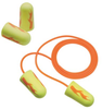 E-A-Rsoft Yellow Neon Blasts Disposable Foam Earplugs - uncorded > SIZE - Regular > NRR - 33 > UOM - 200 Pair/Box -- 312-1252