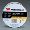 3M 3381 Aluminum Tape - 48 mm Width x 25 m Length - 2.7 mil Total Thickness - 63938 - 051115-63938 - R. S. Hughes Company, Inc.