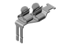 EMC Shield Clamps for Bus Modules- with Plug-In Mounting Function - 37505.12 - icotek Corp