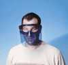 18629 - Allsafe Shield/MonoGoggle XTR, Blue Frame, Clear Lens -- GO-81657-18 - Image