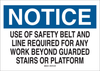 Brady B-120 Fiberglass Reinforced Polyester Rectangle White Personal Protection Equipment (PPE) Sign - 14 in Width x 10 in Height - 69546 -- 754476-69546