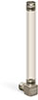 Vented Short Elbow Nylon Liquid Level Gage, 5 1/2” Sight Opening, 3/8” Male NPT Mounting Thread - B3641-10516BA3W - Oil-Rite Corp.