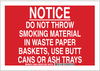 No Smoking Sign - 128048 - Brady Corporation