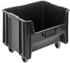 Mobile Giant Stack Container, Black; Bin Colour Quantum Storage - 42AC5463 - Newark, An Avnet Company