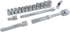 17 Pieces 6 Point Standard SAE Socket SET - 38017 - Gray Tools Canada Inc.
