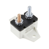 OptiFuse ACBP-H-25C Type I Short Stop Circuit Breaker, Right Angle Mount, White, 25A - 86413 - Waytek, Inc.