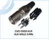 XLR Male 3-Pin - CVD 0003-XLR - Visual Sound, Inc.