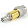 2.92mm Male (Plug) to Mini SMP Male (Plug) Full Detent Adapter, Gold Plated Beryllium Copper Body, 1.3 VSWR - SM8927 - Fairview Microwave Inc.