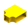 Fiber Raceway Tee, 4x8, Lid, Reducer - FRCT4YL2 - Belden Inc.