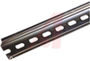DIN Rail; Steel; Zinc; Perforated Steel; 1 m - 70077259 - Allied Electronics, Inc.