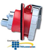 Leviton 277/480  AC 3-Phase 4P5W Wiring Watertight Pin and.. - 530R7W - TelephoneStuff.com