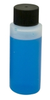 HDPE Cylinder Bottle with Black Cap - 66813 - U.S. Plastic Corporation