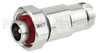 4.1/9.5 Mini DIN Male (Plug) to N Female (Jack) Adapter IP67 UnMated, Tri-Metal Plated Brass Body, 1.3 VSWR -- SM4477 - Image