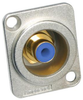 Rca Connector, Jack, 2Pos, Blue; No. Of Contacts Amphenol - 23AC1096 - Newark, An Avnet Company