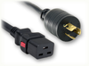 LOCKING NEMA L6-15P to IEC-60320-C19 AUTO-LOCK HOME // Power Cords // Auto-Lock® Power Cords // High Voltage/High Current Auto-Lock® - Locking Blade - 5083.072AL - Quail Electronics