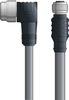 DN4110029F01 - LAPP UNITRONIC® DeviceNet Cordsets 14 & 18 AWG / 1 + 1 pair Bus - Gray PVC - 7/8 in Male 90 deg / M12 Female connectors - 1m - OLFDN4110029F01 - Lapp Tannehill