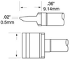 OKi SMTC-060 Long Blade Tip 10.4 mm - SMTC-060 - Ellsworth Adhesives