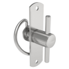 Compression Latch, Self-Adjusting, Medium Size, No Restriction, T-Bar Head, Rivet/Screw  Installation, Smooth Spring, Steel, Zinc Plated, Bright - 57-10-301-10 - Southco