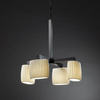 POR-8920-30-PLET-MBLK Mid. Chandeliers-Glass Down - 750384 - Capital Lighting, Inc.
