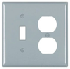 Standard Wall Plate - SP18-GRY - Legrand - Pass & Seymour