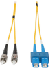 Duplex Singlemode 8.3/125 Fiber Patch Cable (SC/ST), 15M (50-ft.) - N354-15M - Tripp Lite by Eaton