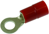Terminal, Ring Tongue, 1/4In, Crimp, Red; Stud Size - Metric Multicomp Pro - 34P2297 - Newark, An Avnet Company